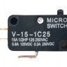 Микровыключатель V-15-1C25, 250V 15A